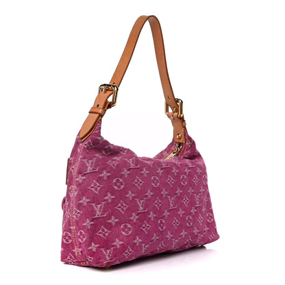 Louis Vuitton Denim Baggy PM Fuchsia 3 of 16
