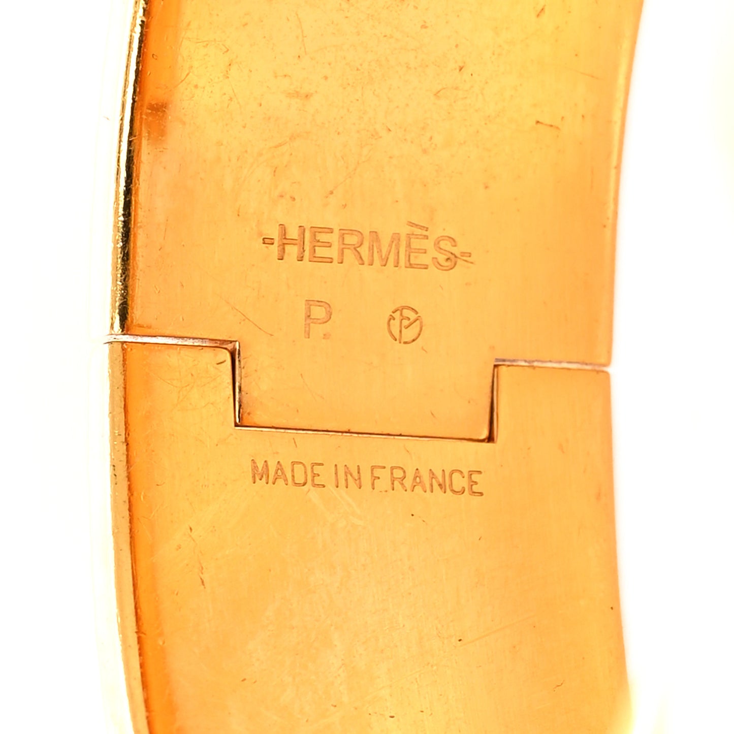 Enamel Wide Clic Clac H Bracelet PM Rouge Amarante