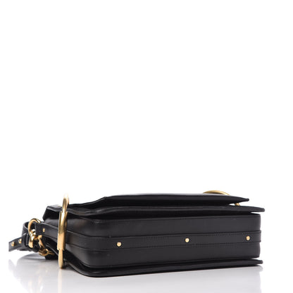 Chloe Calfskin Suede Small Roy Bag Black 4 of 10