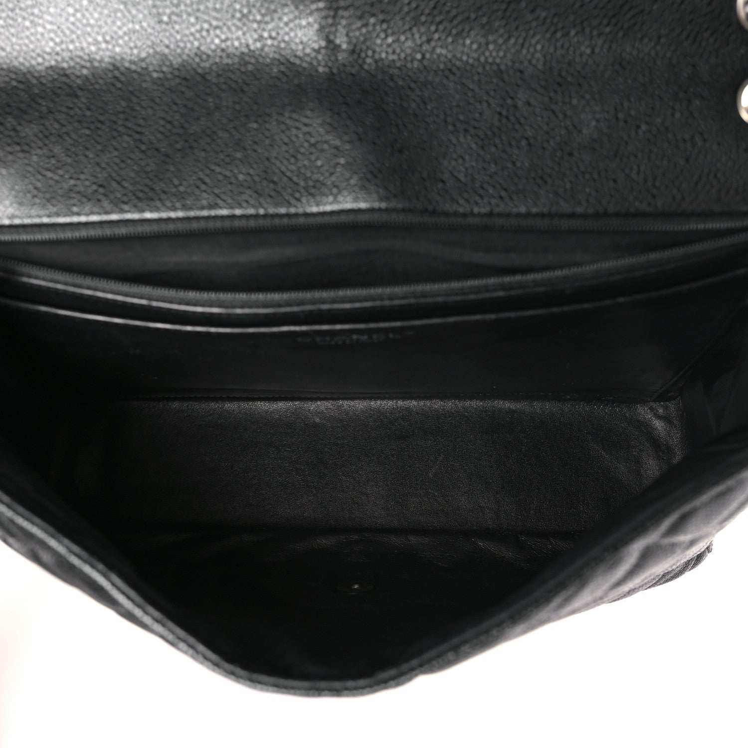 Chanel Caviar Quilted Maxi Single Flap Black 5 of 9