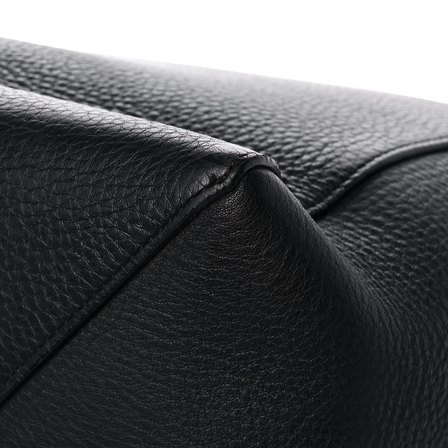 Celine Grained Calfskin Medium Horizontal Cabas Phantom Black 14 of 19