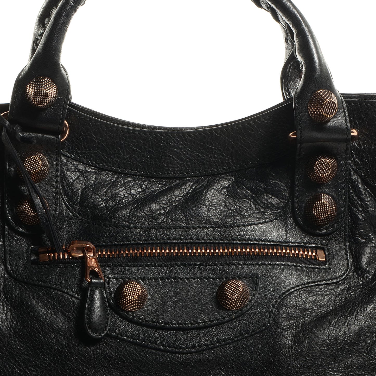 Agneau Giant 21 Rose Gold Hardware Velo Black