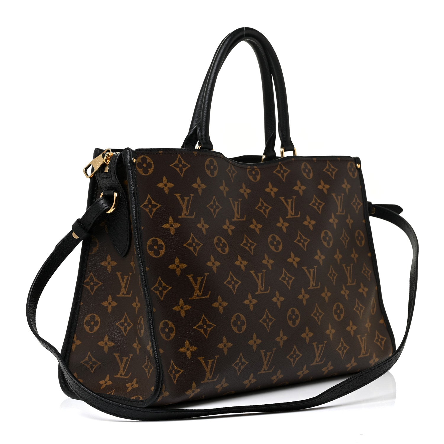 Louis Vuitton Monogram Popincourt MM Black 3 of 12
