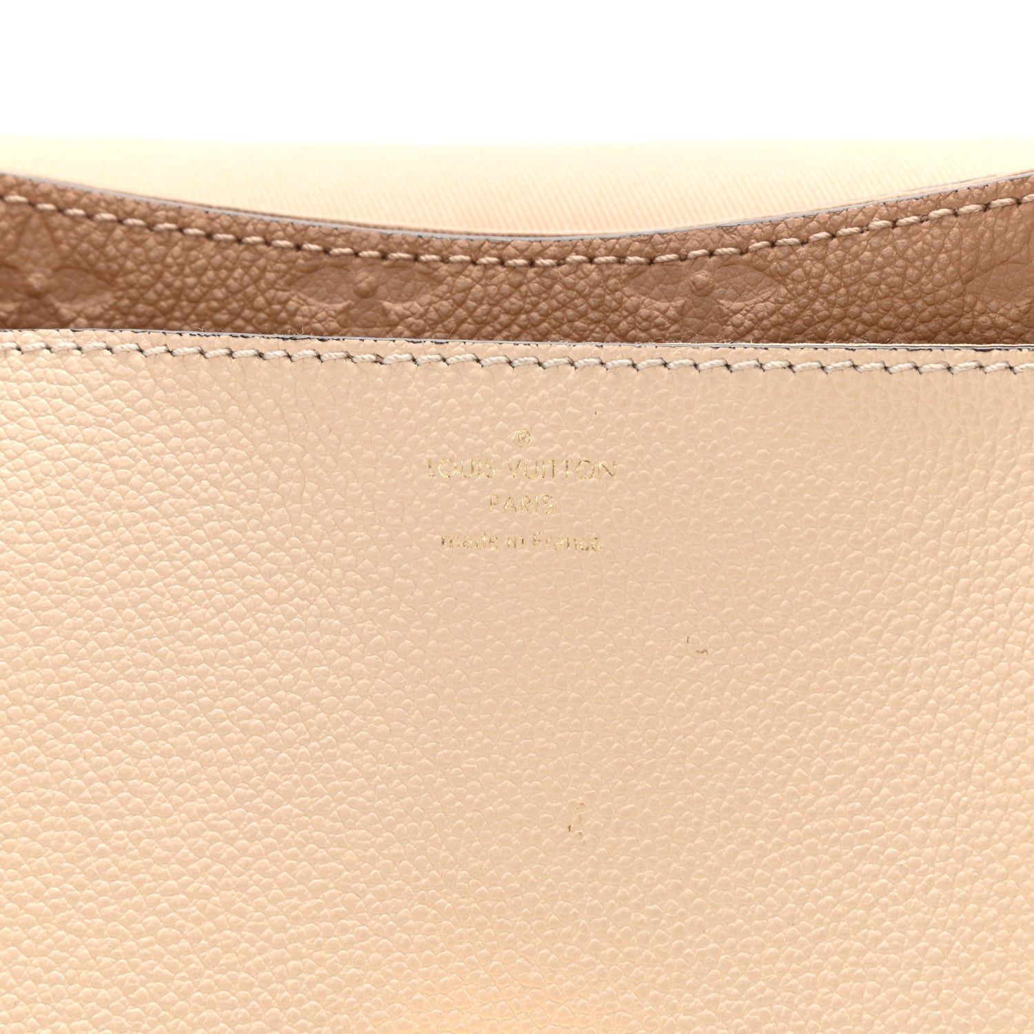 Louis Vuitton Empreinte Blanche MM Papyrus Creme 6 of 12