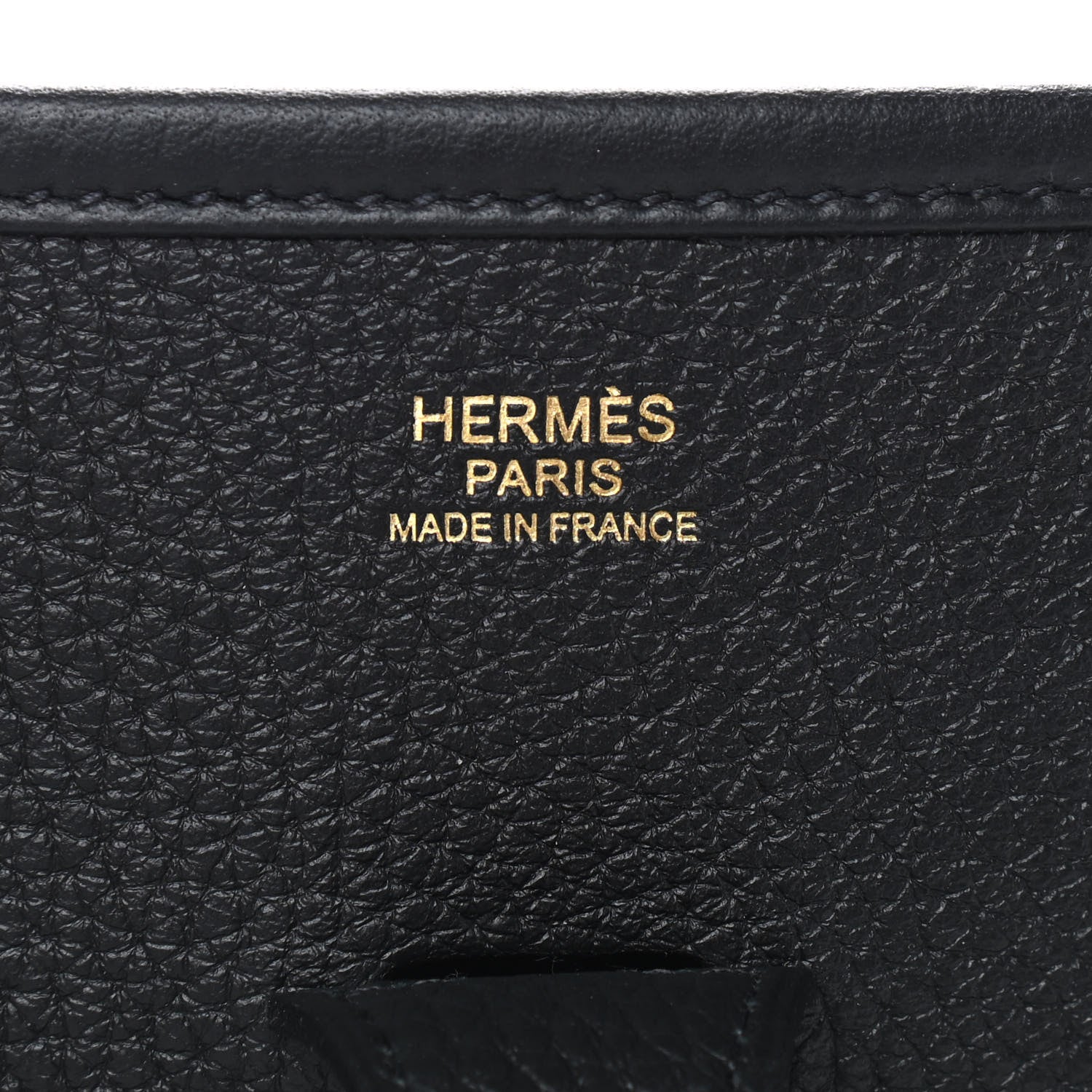 Hermes Taurillon Clemence Evelyne III PM Black 6 of 9
