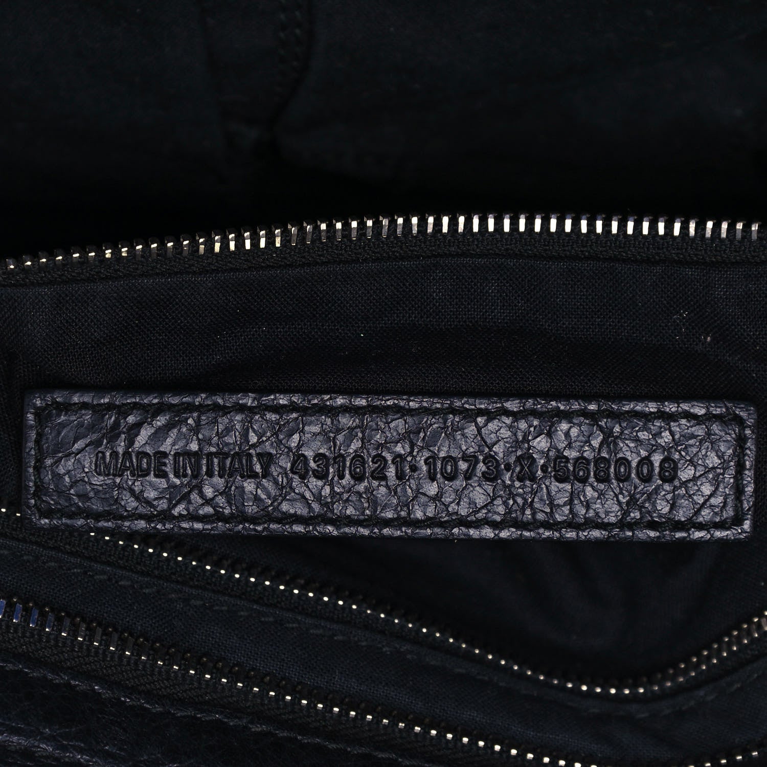Balenciaga Agneau Arena Car Tag Classic Silver Hardware S City Black TBC 10 of 12