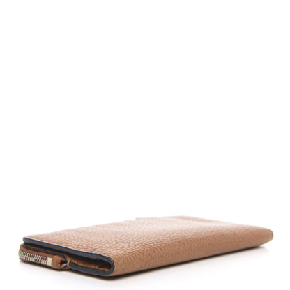 Burberry Calfskin Check Embossed Lexi Wallet Tan 4 of 8