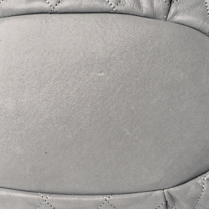 Chanel Iridescent Calfskin Quilted Small In The Mix Tote Grey 7 of 12