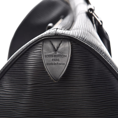 Louis Vuitton Epi Speedy 30 Black 6 of 17