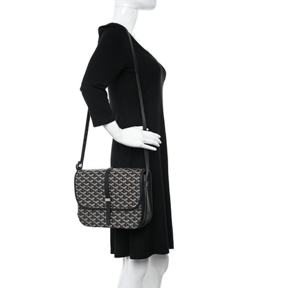 Goyard Goyardine Belvedere II MM Messenger Bag Black 3 of 9