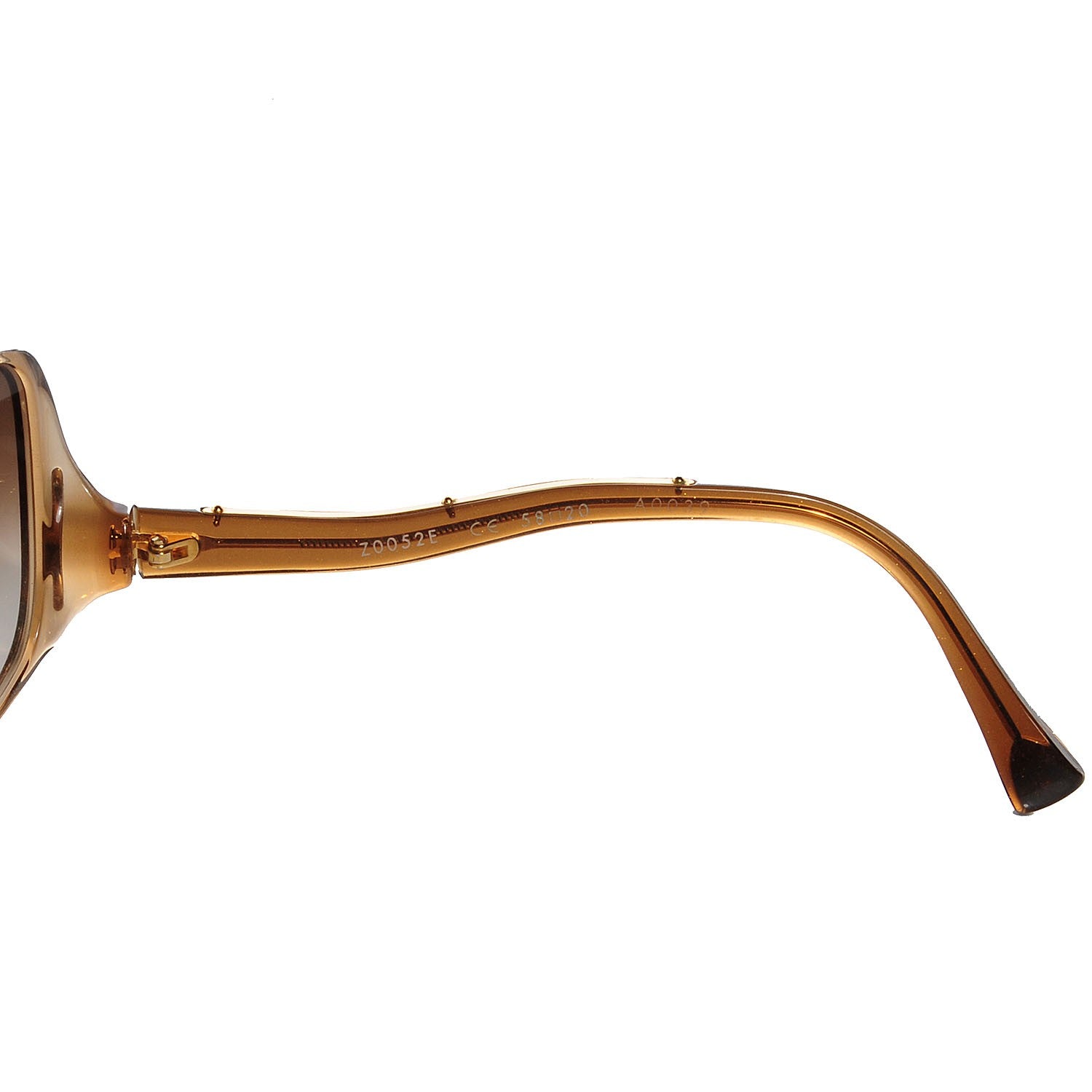 Louis Vuitton Gina Sunglasses Light Glitter Honey Z0052E 3 of 4