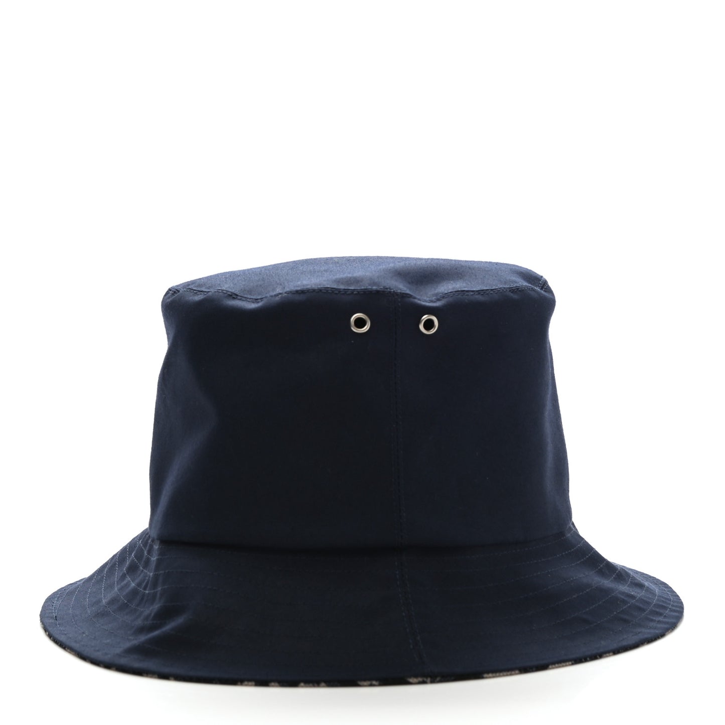 Polyester Cotton Oblique Teddy-D Brim Bucket Hat 57 Black