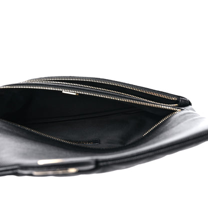 Chanel Caviar Quilted Flap Clutch Black 5 of 11