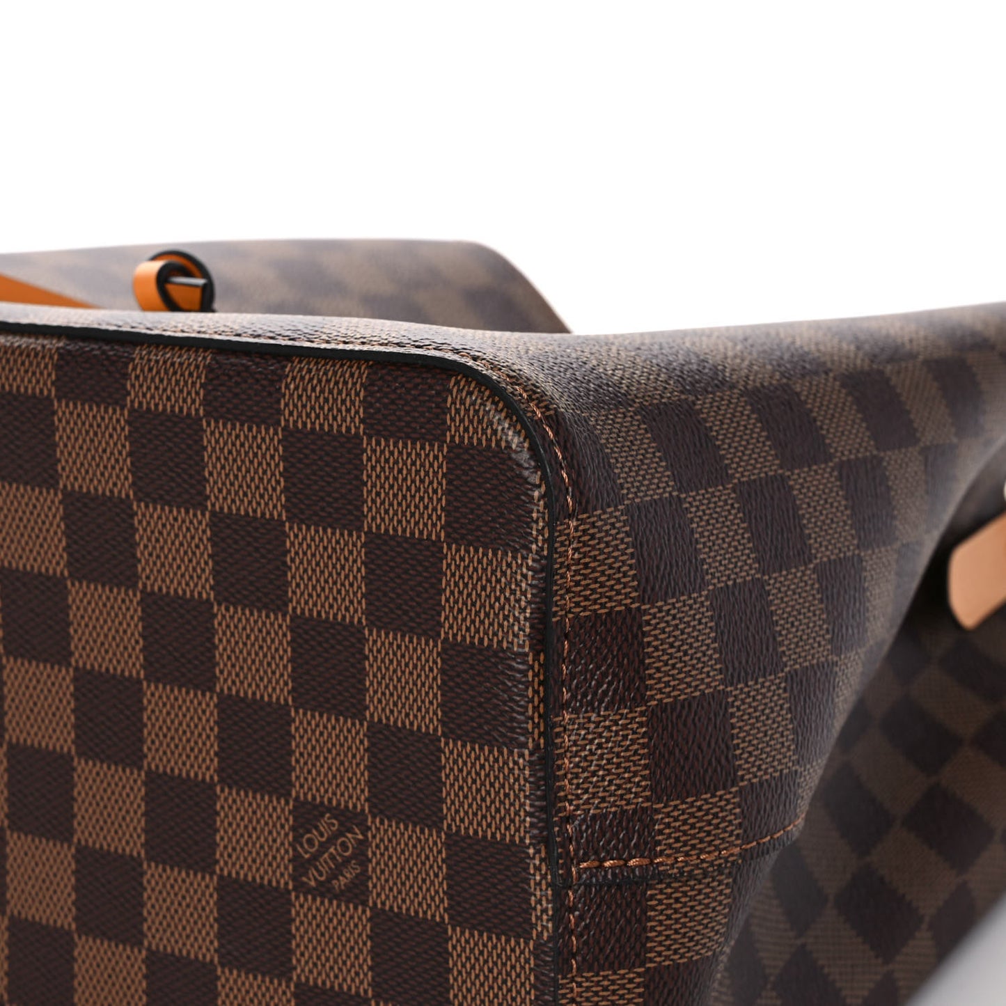 Damier Ebene Neonoe MM Safran