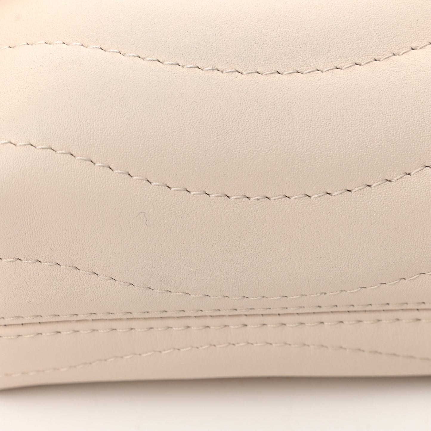 Calfskin LV New Wave Chain Bag Ivory