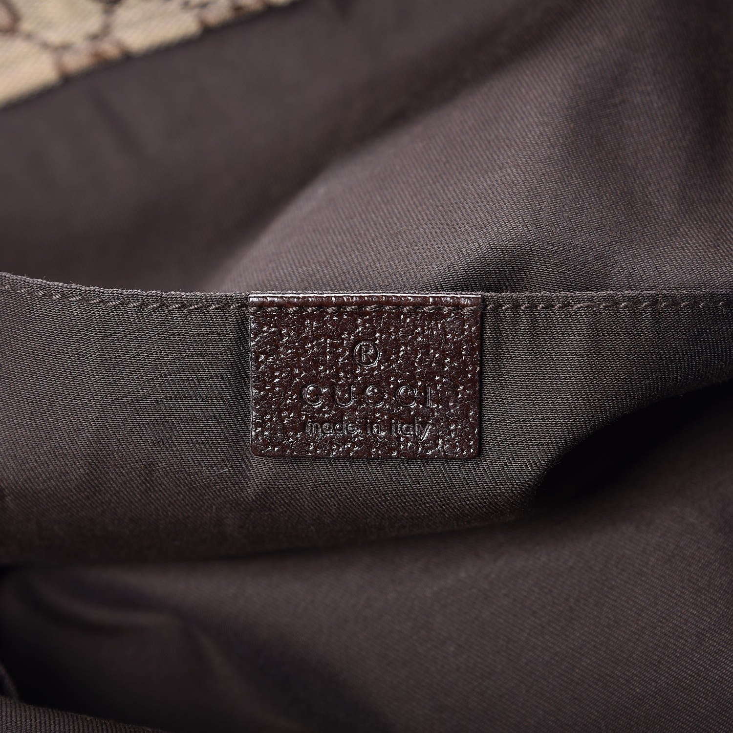 Gucci GG Monogram Medium Web Handle Vertical Tote Dark Brown 6 of 7