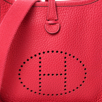 Hermes Taurillon Clemence Evelyne TPM Rose Extreme 12 of 13