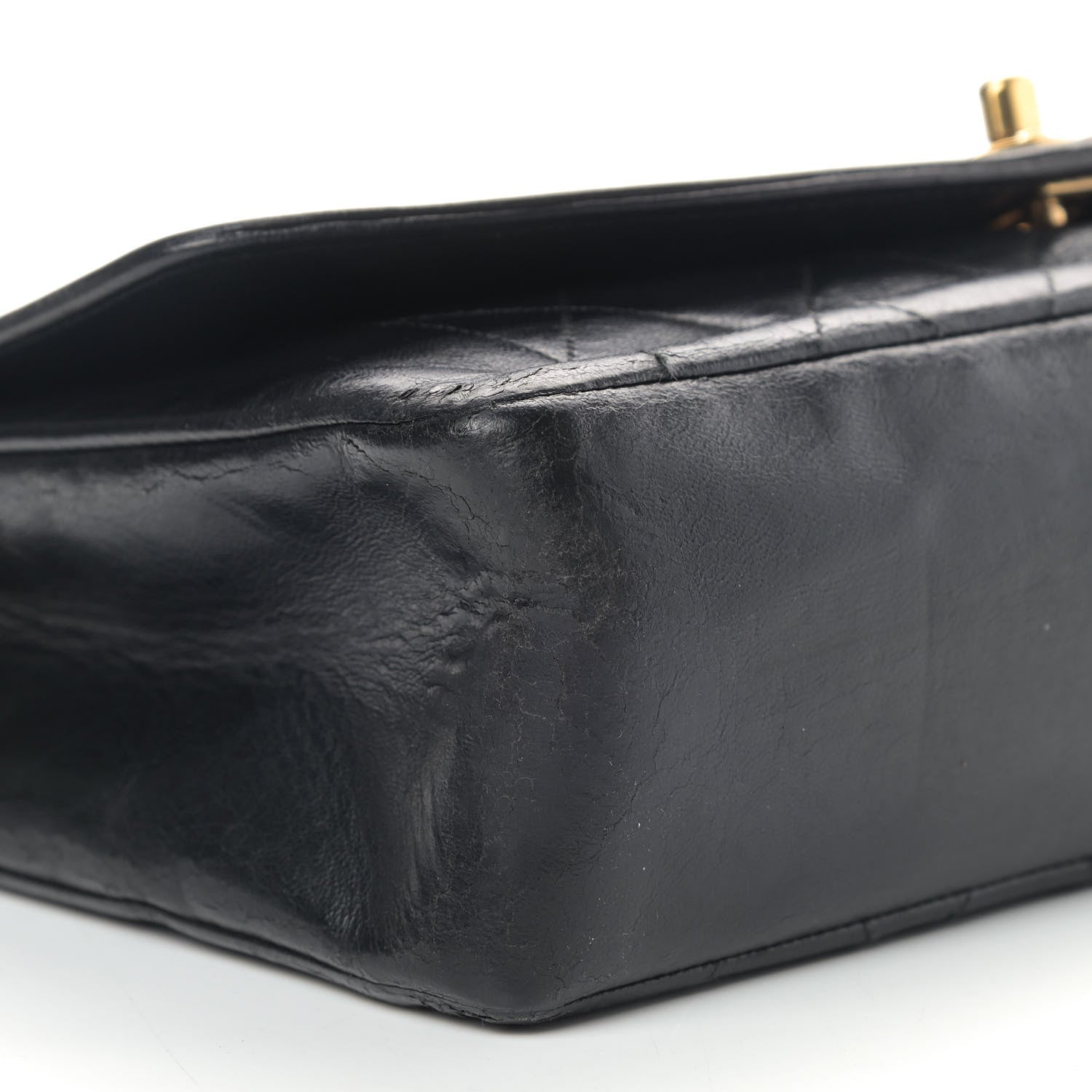Chanel Lambskin Quilted Medium Single Flap Black 6 of 15