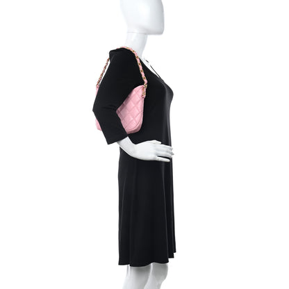 Chanel Lambskin Quilted CC Links Hobo Light Pink 2 of 11