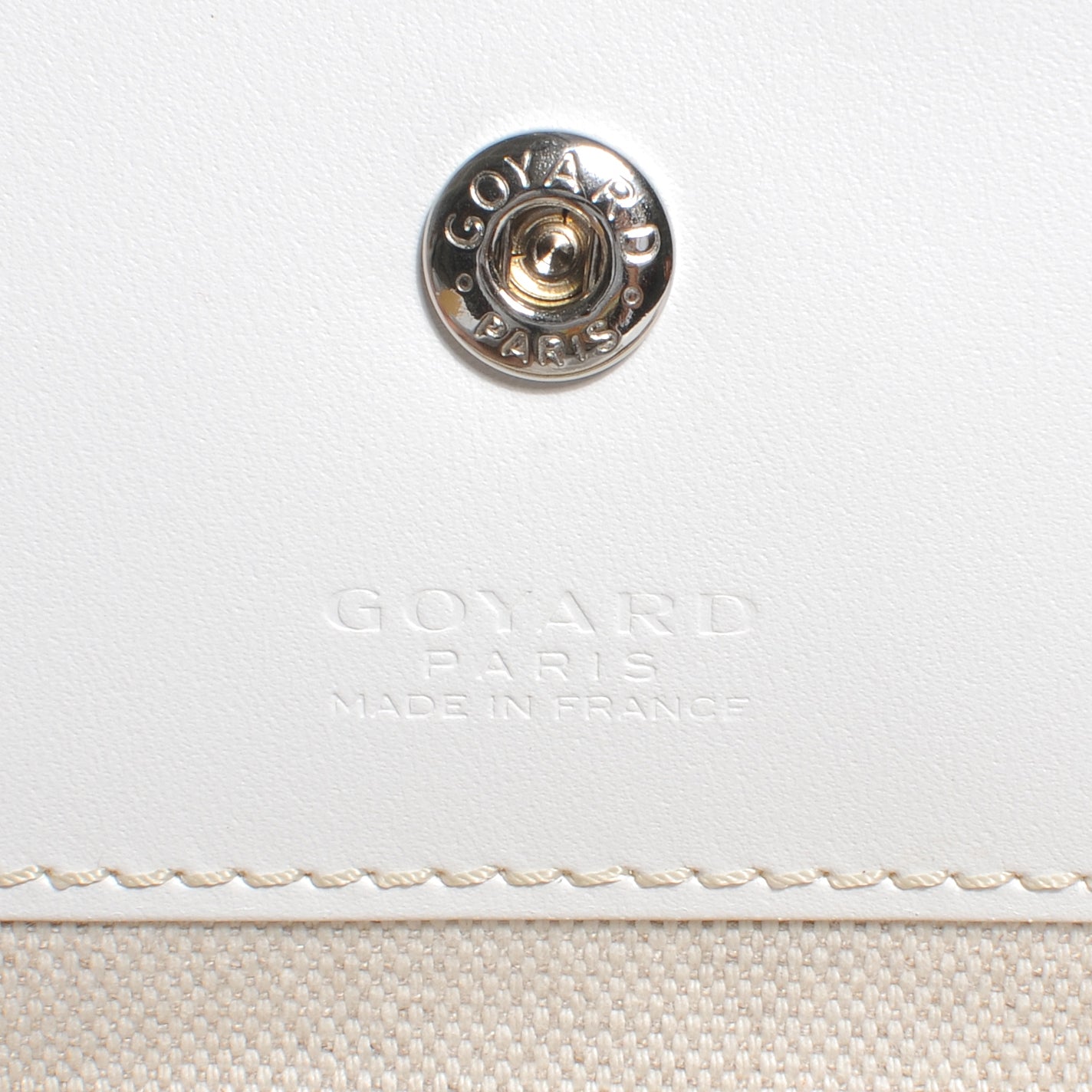 Goyard Goyardine Saint Louis PM White 8 of 9