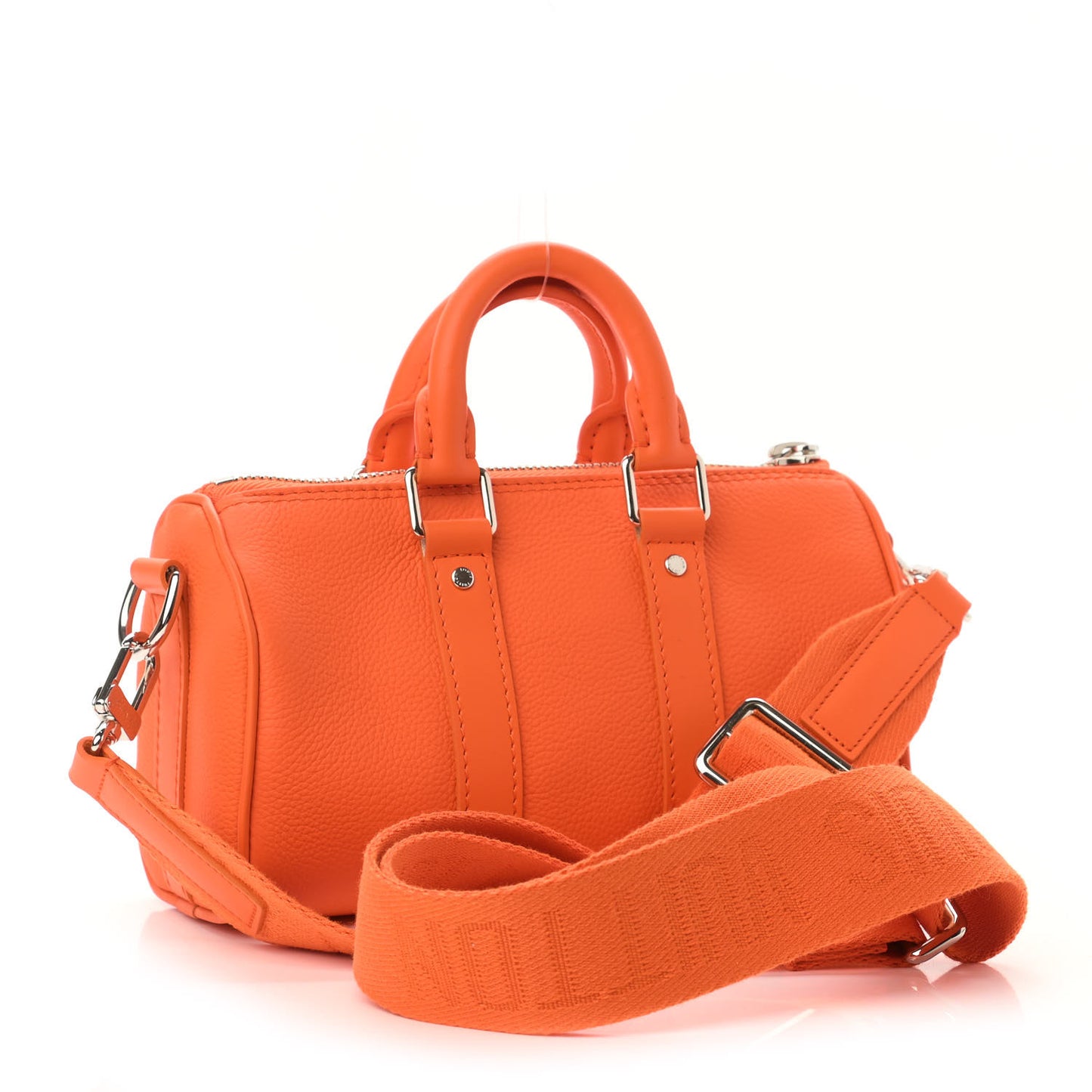 Grained Calfskin Aerogram Keepall XS Orange
