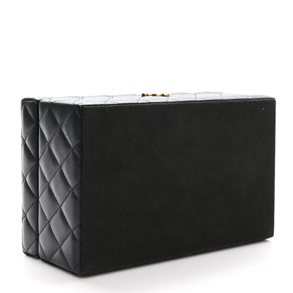 Chanel Lambskin Small Jewelry Box Black 4 of 17