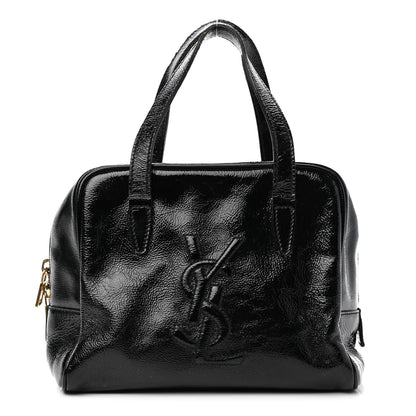 Saint Laurent Textured Patent Mini Bag Black 1 of 10