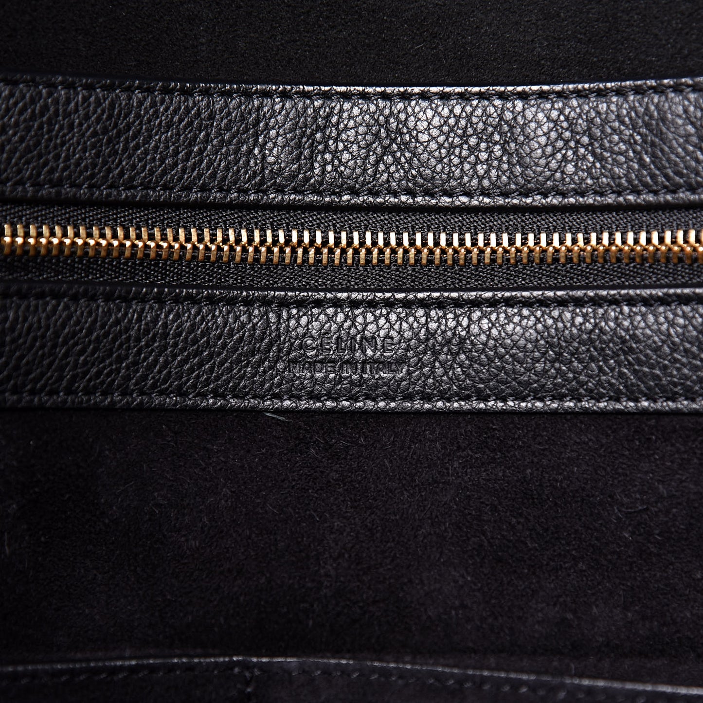 Soft Grained Calfskin Medium Belt Cabas Phantom Black