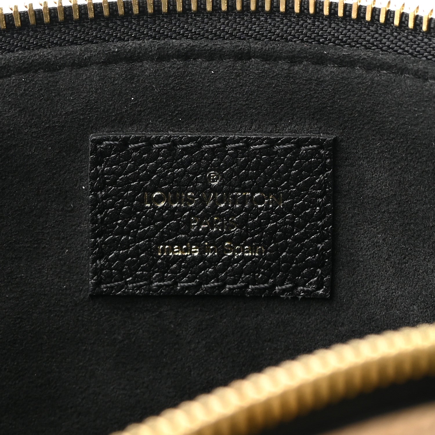 Louis Vuitton Empreinte Monogram Giant Petit Palais Black Beige 6 of 9
