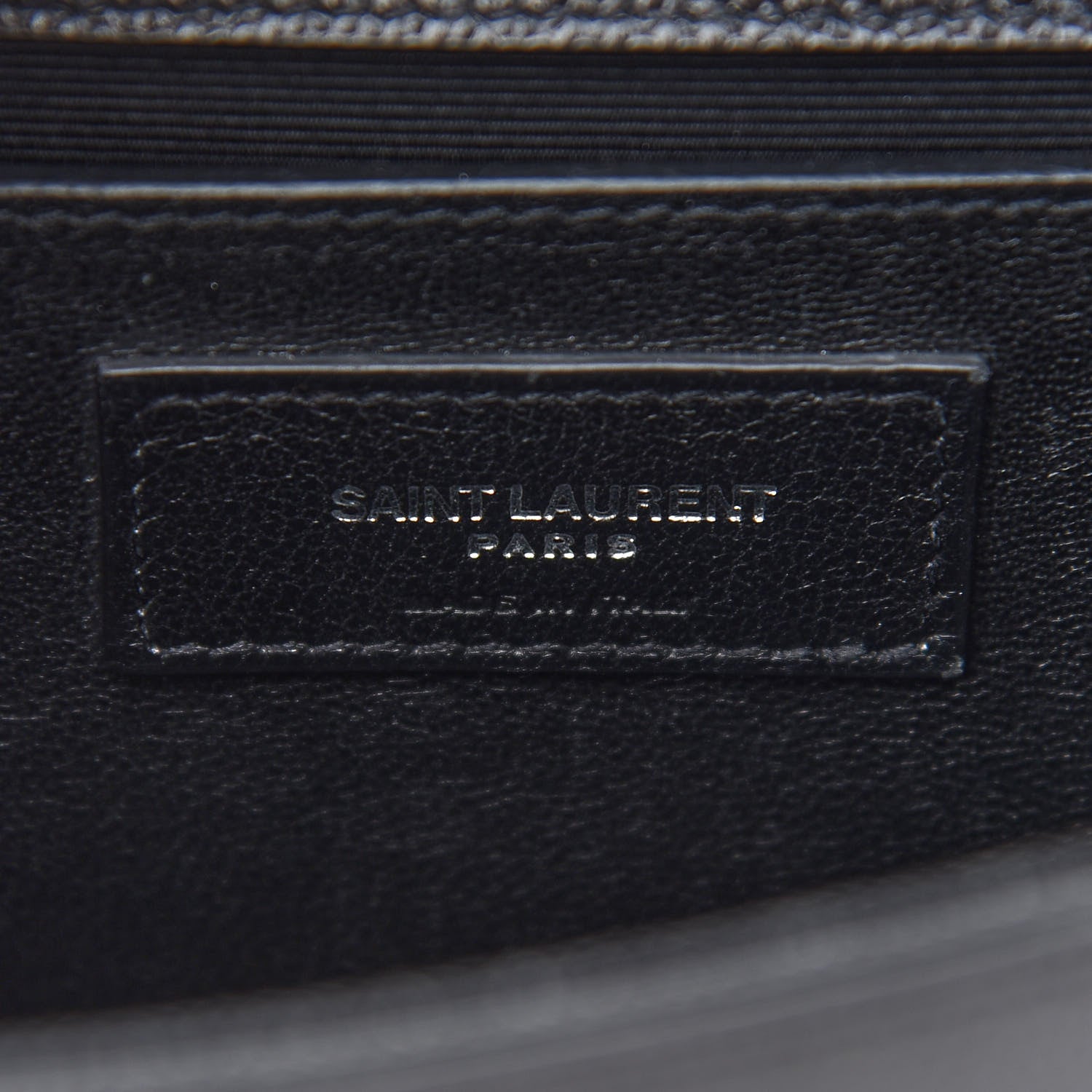 Saint Laurent Grain De Poudre Small Monogram Kate Satchel Black 6 of 9