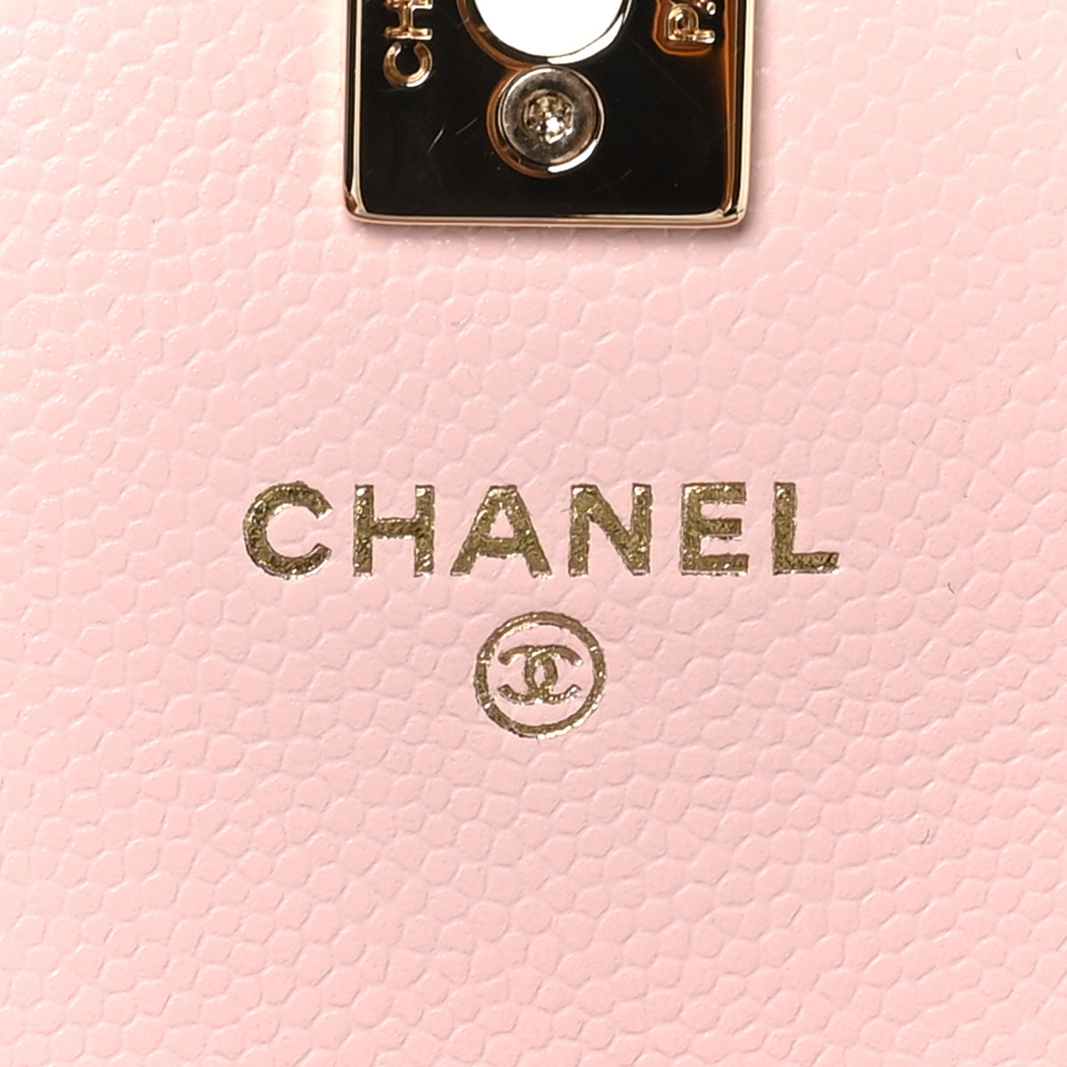 Chanel Lambskin Quilted Pearl Top Handle Clutch With Chain Light Pink 7 of 10