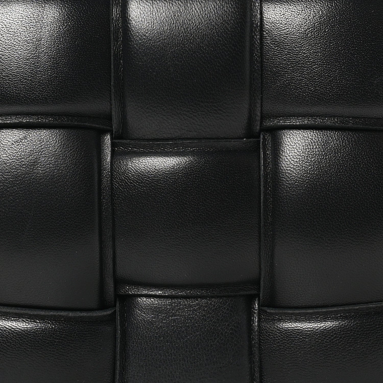 Bottega Veneta Nappa Maxi Intreccio Padded Cassette Crossbody Bag Black 7 of 9