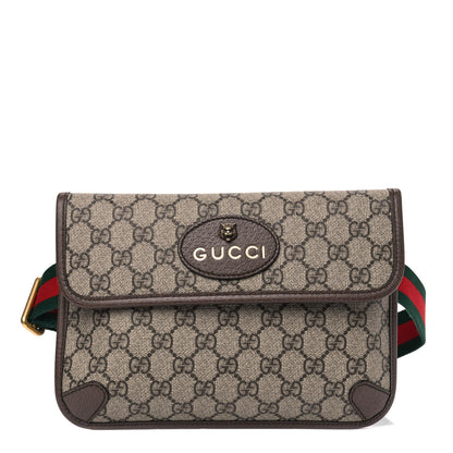 Gucci GG Supreme Monogram Neo Vintage Web Belt Bag Brown 1 of 4