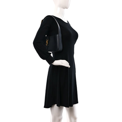 Saint Laurent Smooth Calfskin Le 5 A 7 Hobo Black 2 of 8