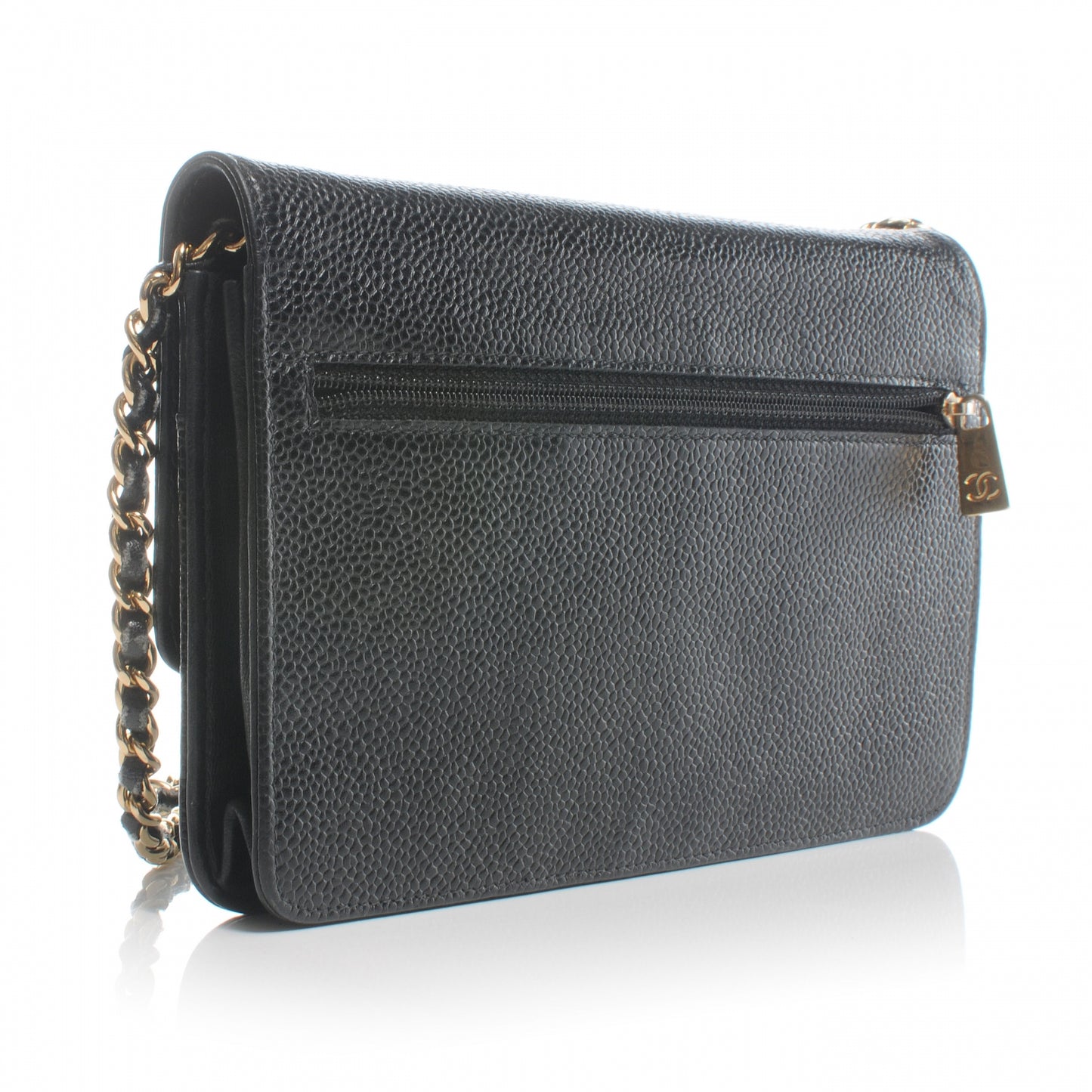 Caviar CC Wallet on Chain Black