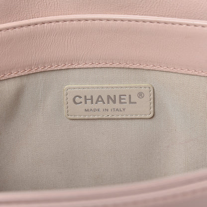 Chanel Calfskin New Medium Boy Reverso Flap Light Pink 8 of 10