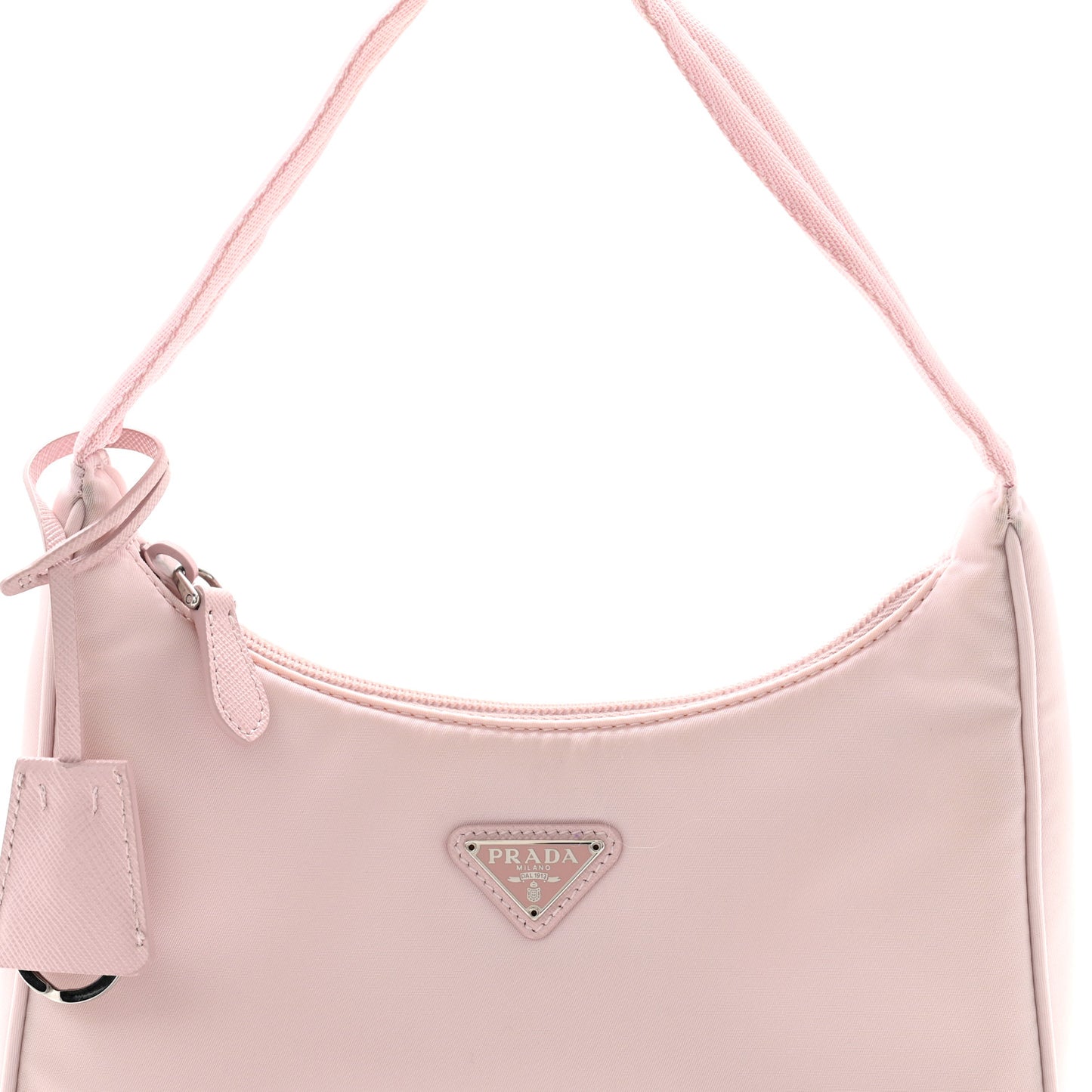 Tessuto Nylon Saffiano Re-Edition 2000 Bag Alabastro