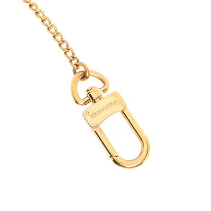 Louis Vuitton Metal Pochette Extender Key Ring Chain Gold 3 of 4