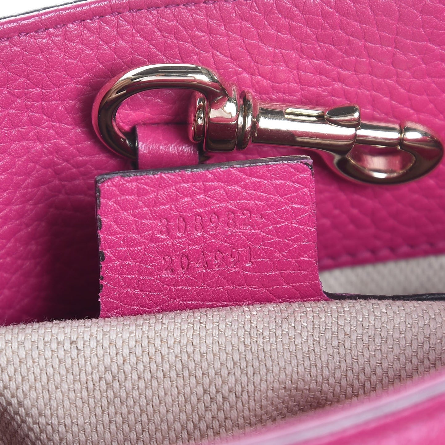Cellarius Calfskin Medium Soho Chain Shoulder Bag Bright Bouganville