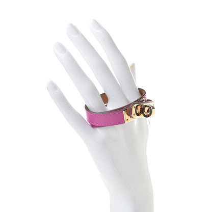 Hermes Swift Kelly Double Tour Bracelet T1 Rose Pourpre 2 of 6