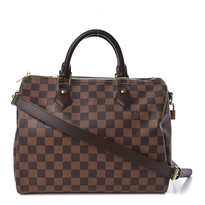 Louis Vuitton Damier Ebene Speedy Bandouliere 30 1 of 12