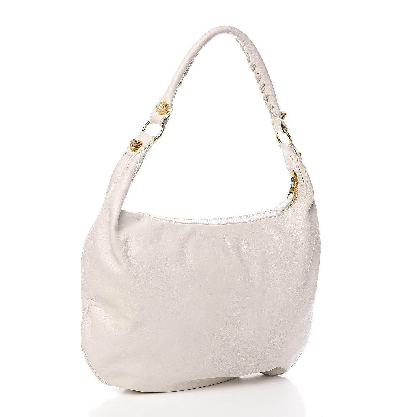 Agneau Giant 21 Gold Hardware Hobo Natural