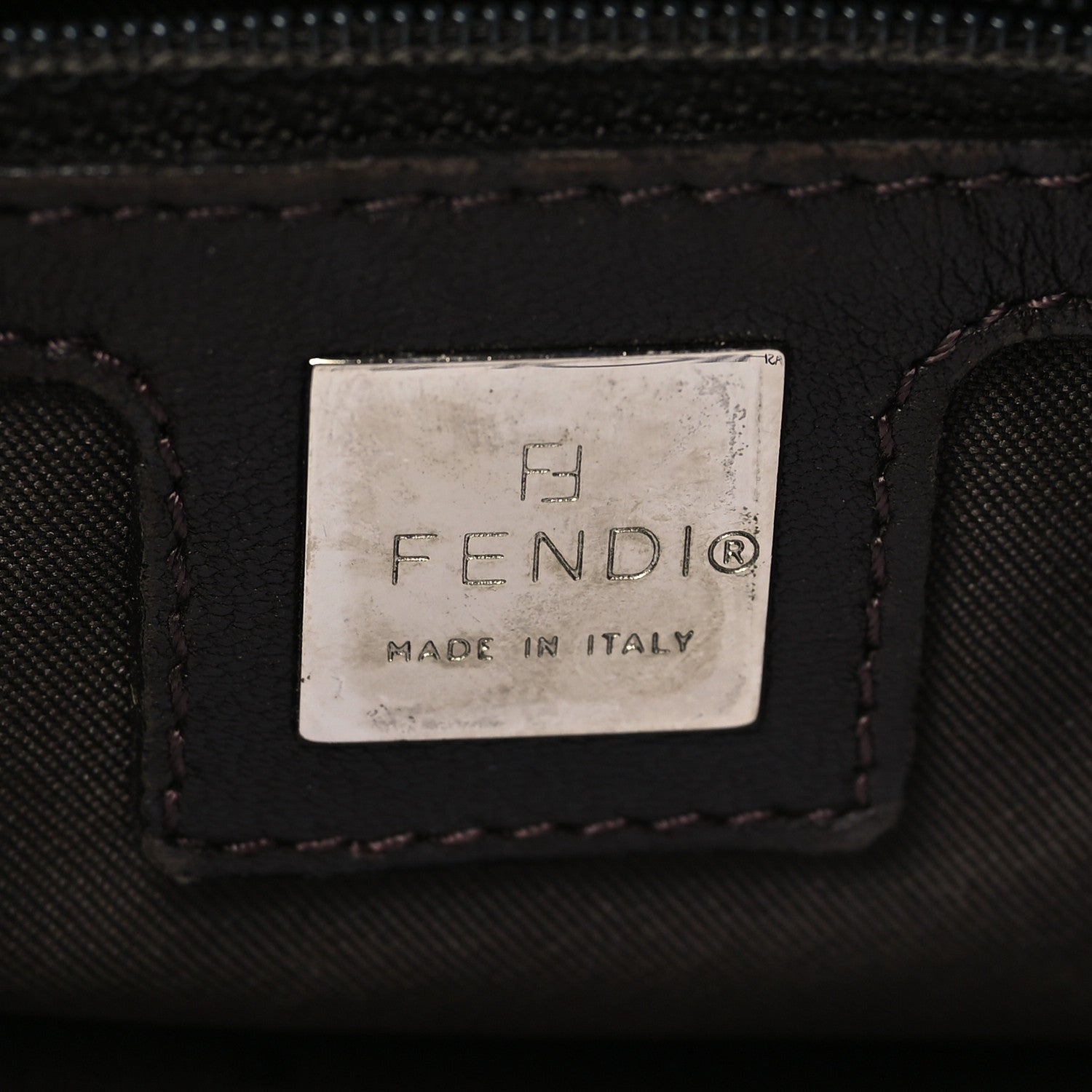 Fendi Pequin Tote Tobacco 6 of 10