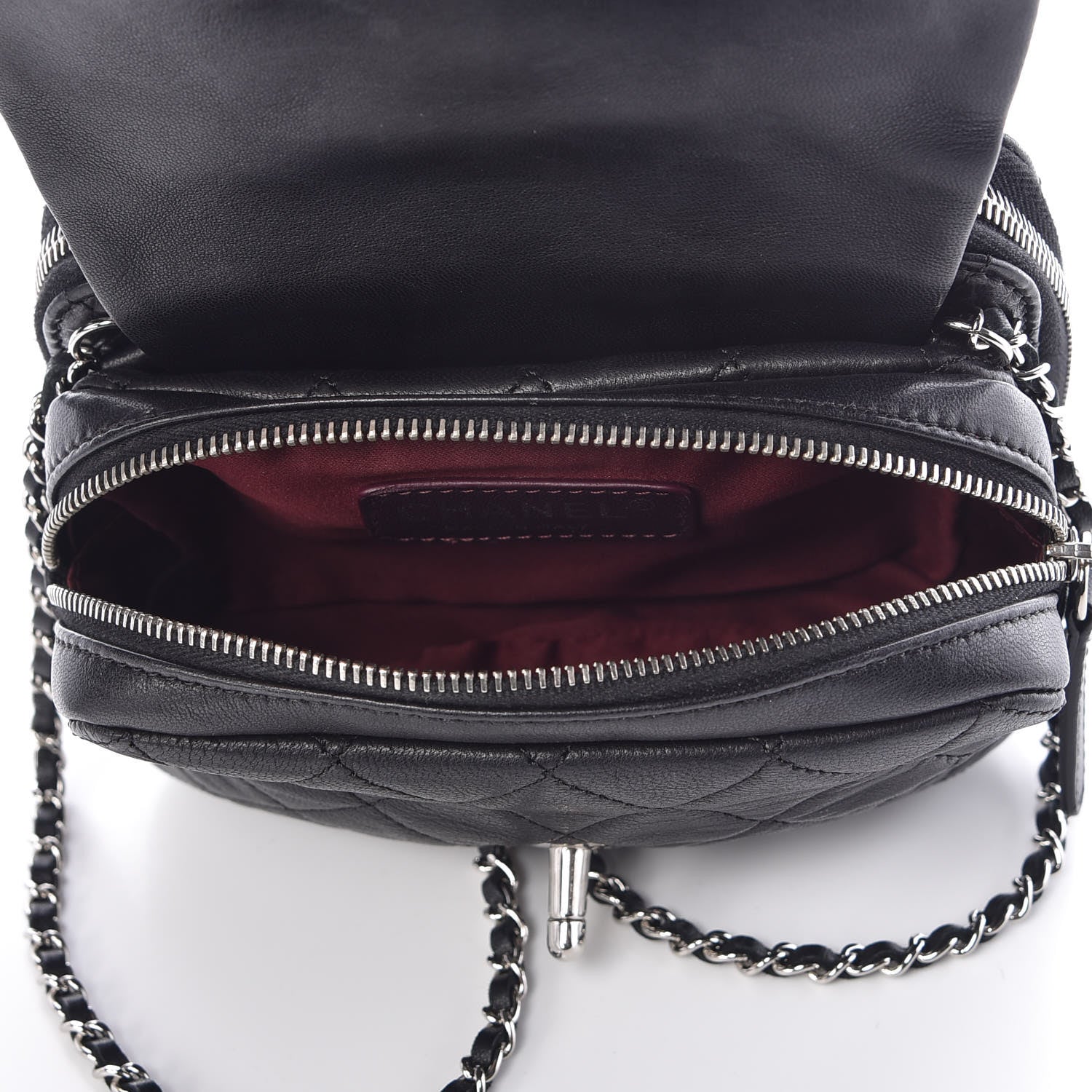 Chanel Lambskin Quilted New Mini Flap Black 5 of 11