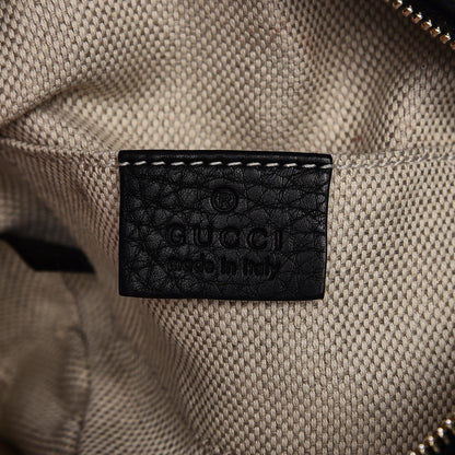 Gucci Pebbled Calfskin Mini Soho Chain Bag Black 6 of 7