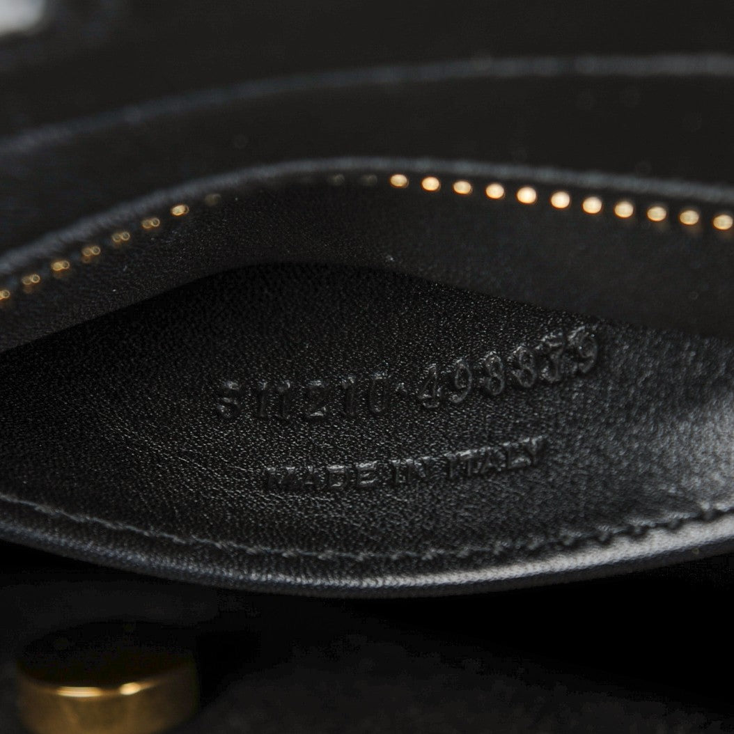 Calfskin Small Classic Y Cabas Black