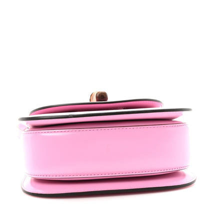 Gucci Boarded Dyana Lux Calfskin Web Mini Bamboo 1947 Top Handle Bag Nice Pink 4 of 10