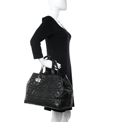 Christian Dior Calfskin Macrocannage Large Toujours Black 2 of 11
