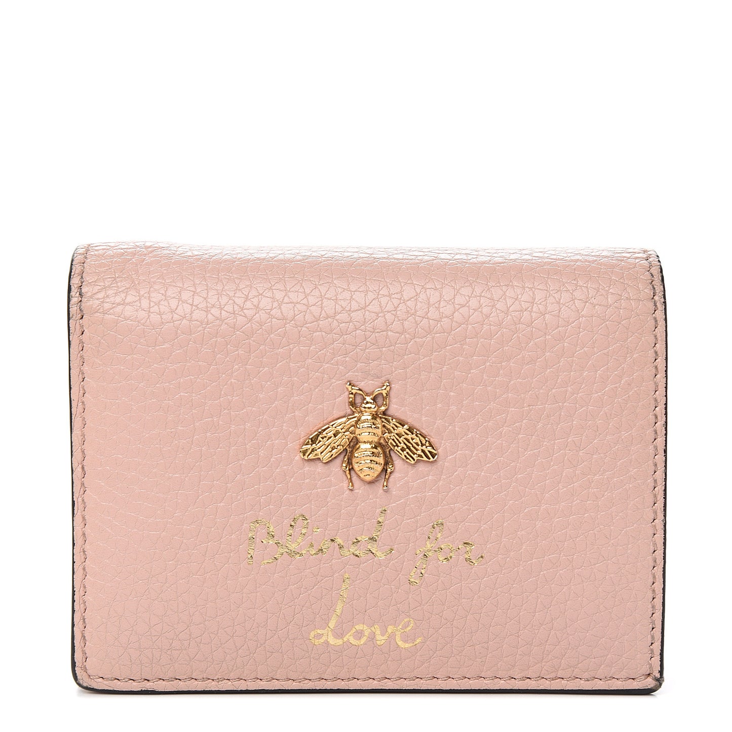 Cellarius Calfskin Blind for Love Animalier Card Case Perfect Pink