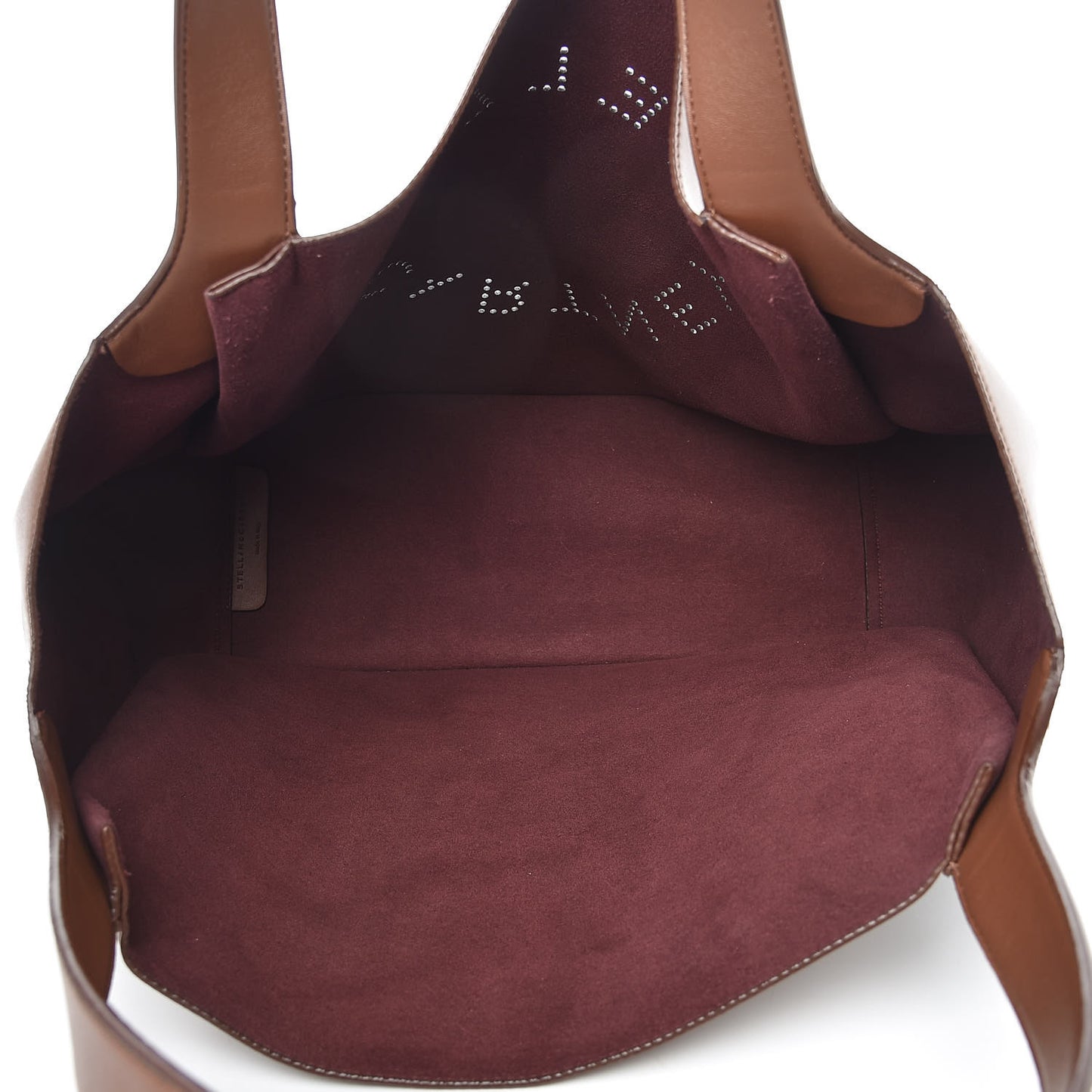 Eco Alter Nappa East West Perforated Tote Brown